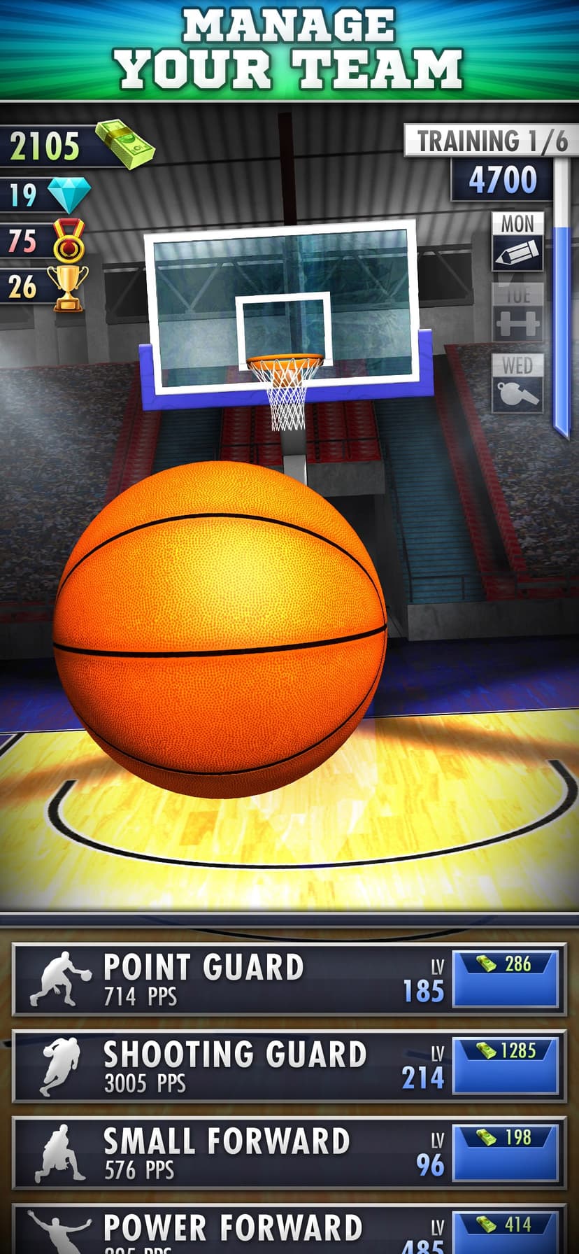 Basketball Clicker screenshot 1 - screenshot