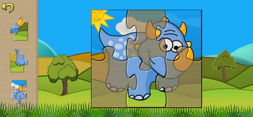 Dino Puzzle Kid Dinosaur Games screenshot 1 - screenshot