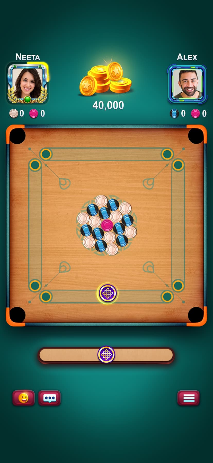 Carrom King screenshot 1 - screenshot