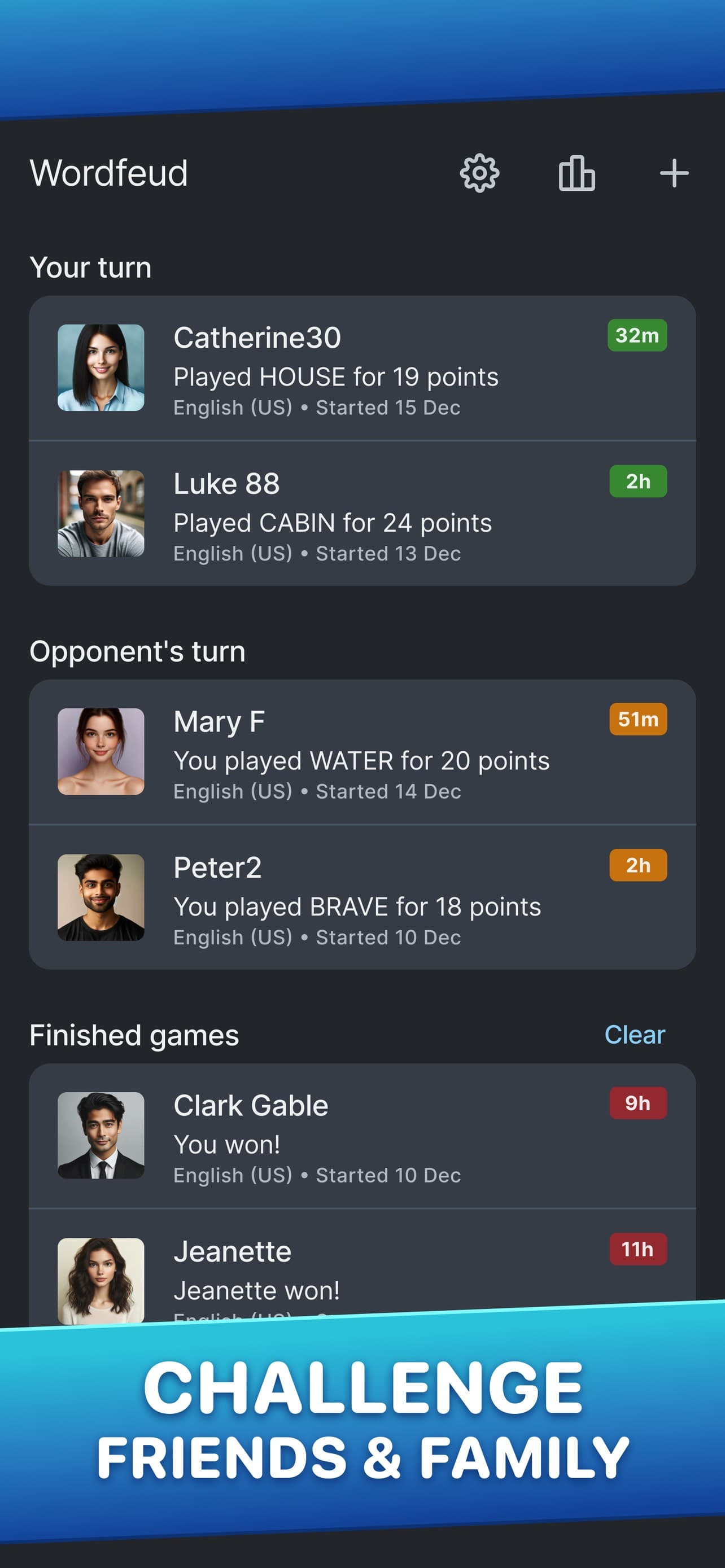 Wordfeud screenshot 2 - screenshot