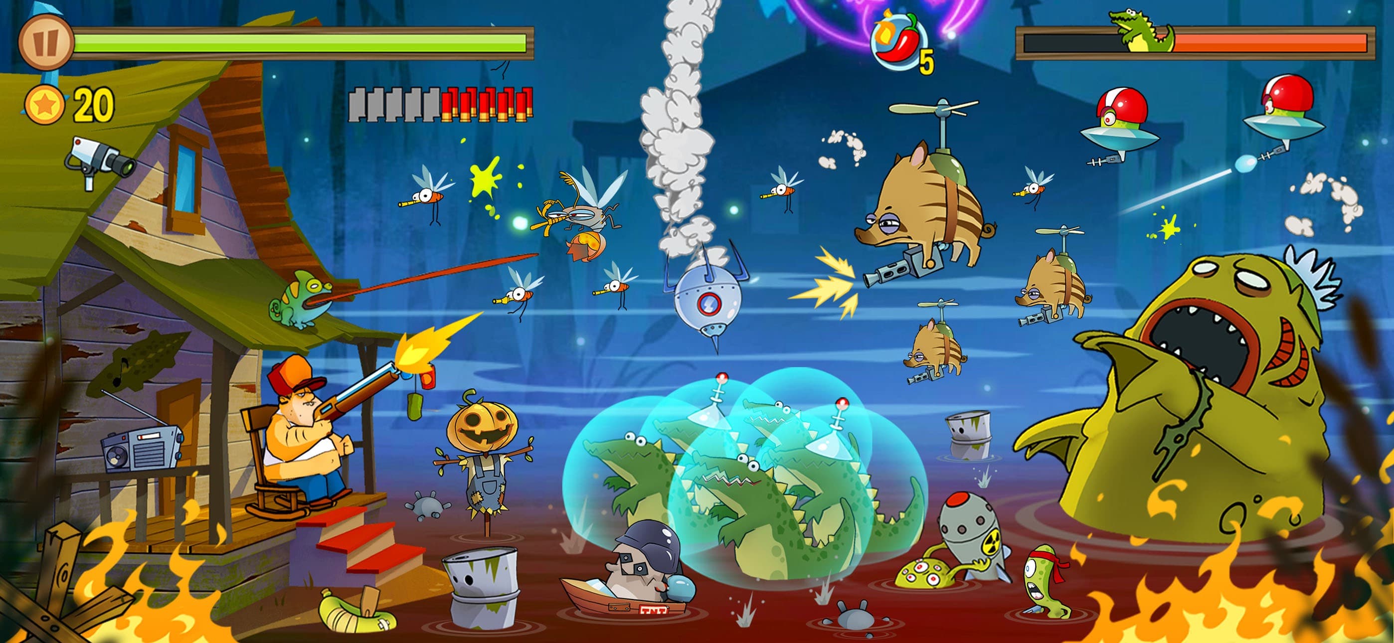 Swamp Attack screenshot 4 - screenshot