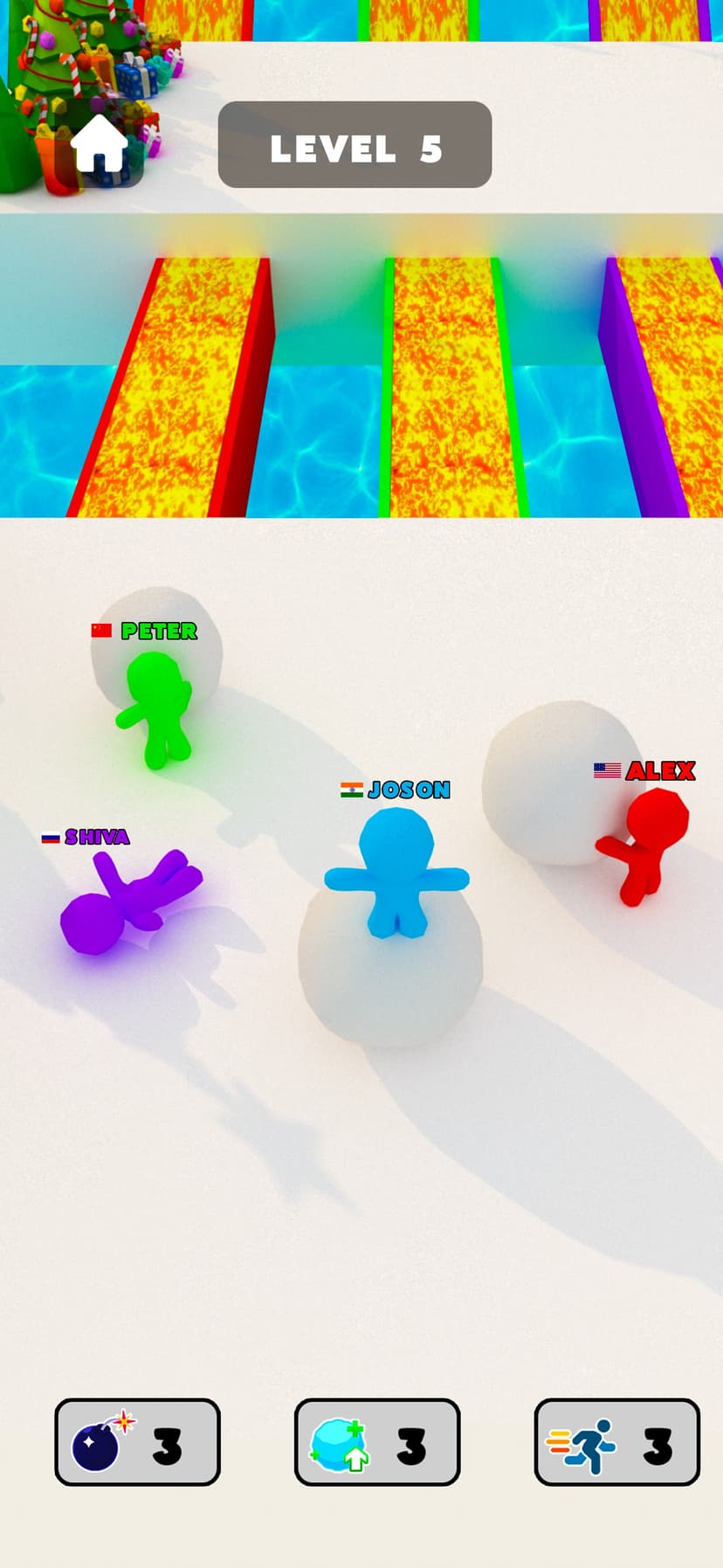 Snow Race 3D™: Fun Xmas Racing screenshot 1 - screenshot