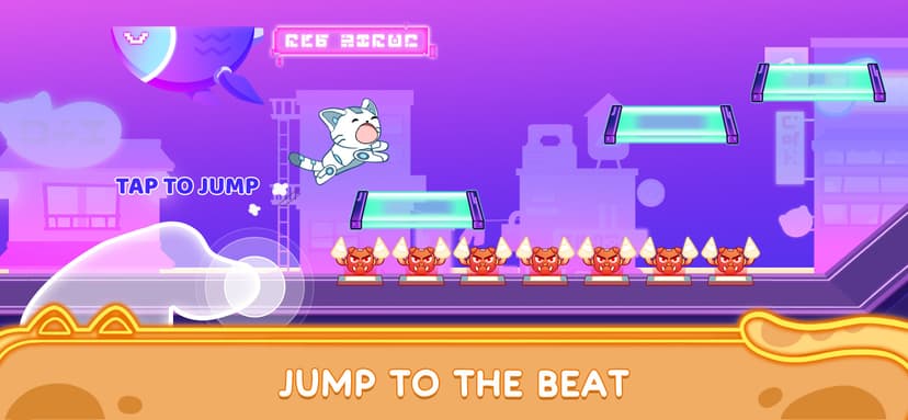 Cat Dash: Cute Cat Music Game screenshot 1 - screenshot