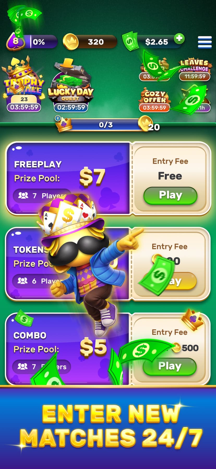 Solitaire Royale - Win Money screenshot 4 - screenshot
