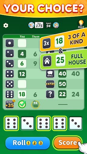 Clover Yatzy: PVP Dice Game screenshot 4 - screenshot