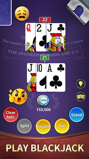 Blackjack 21: Vegas Card Game screenshot 2 - screenshot