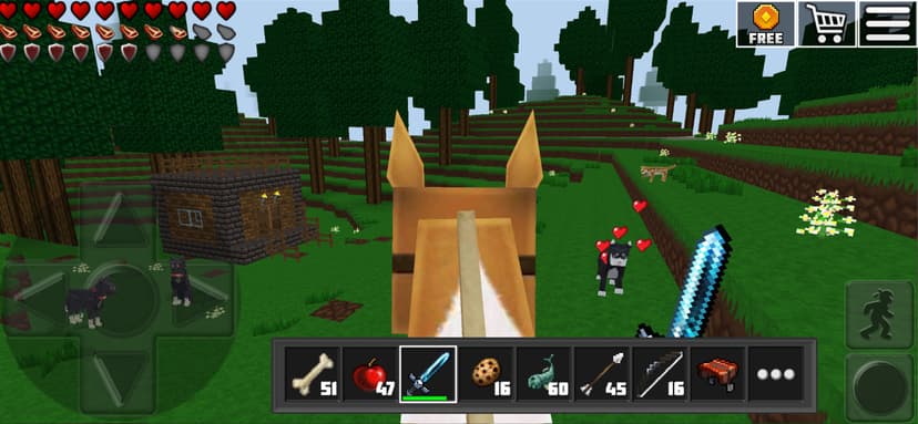 World of Cubes Craft & Mine 3D screenshot 2 - screenshot