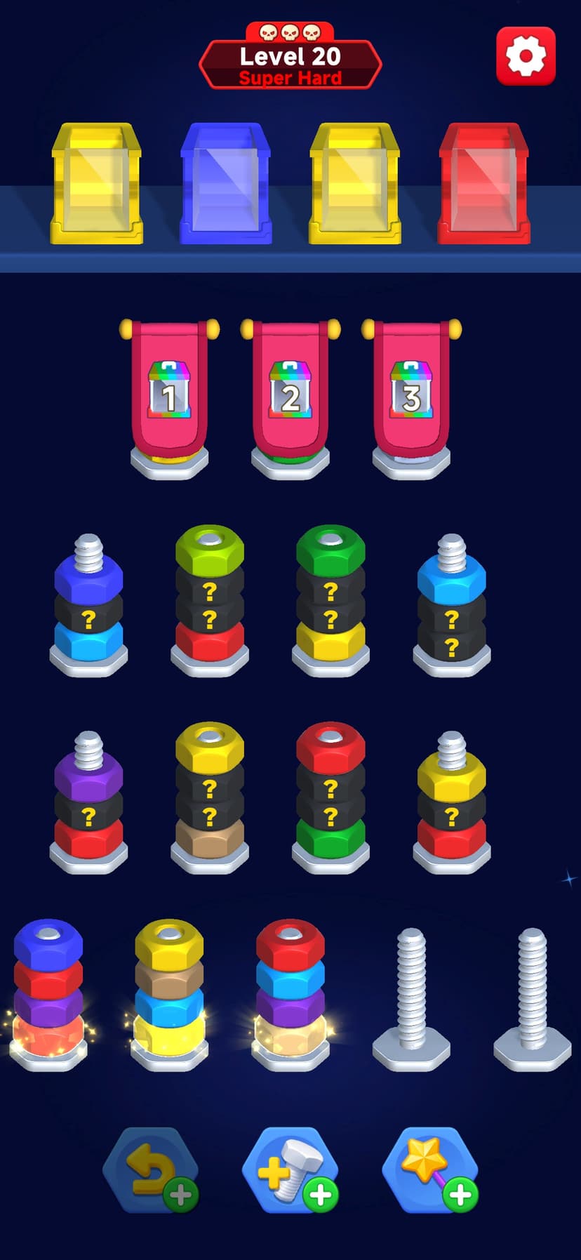 3D Nuts Sort screenshot 7 - screenshot