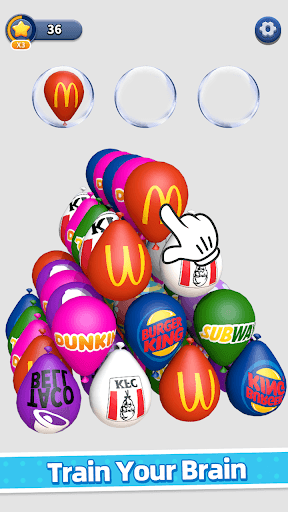 Balloon Triple Match: Match 3D screenshot 3 - screenshot