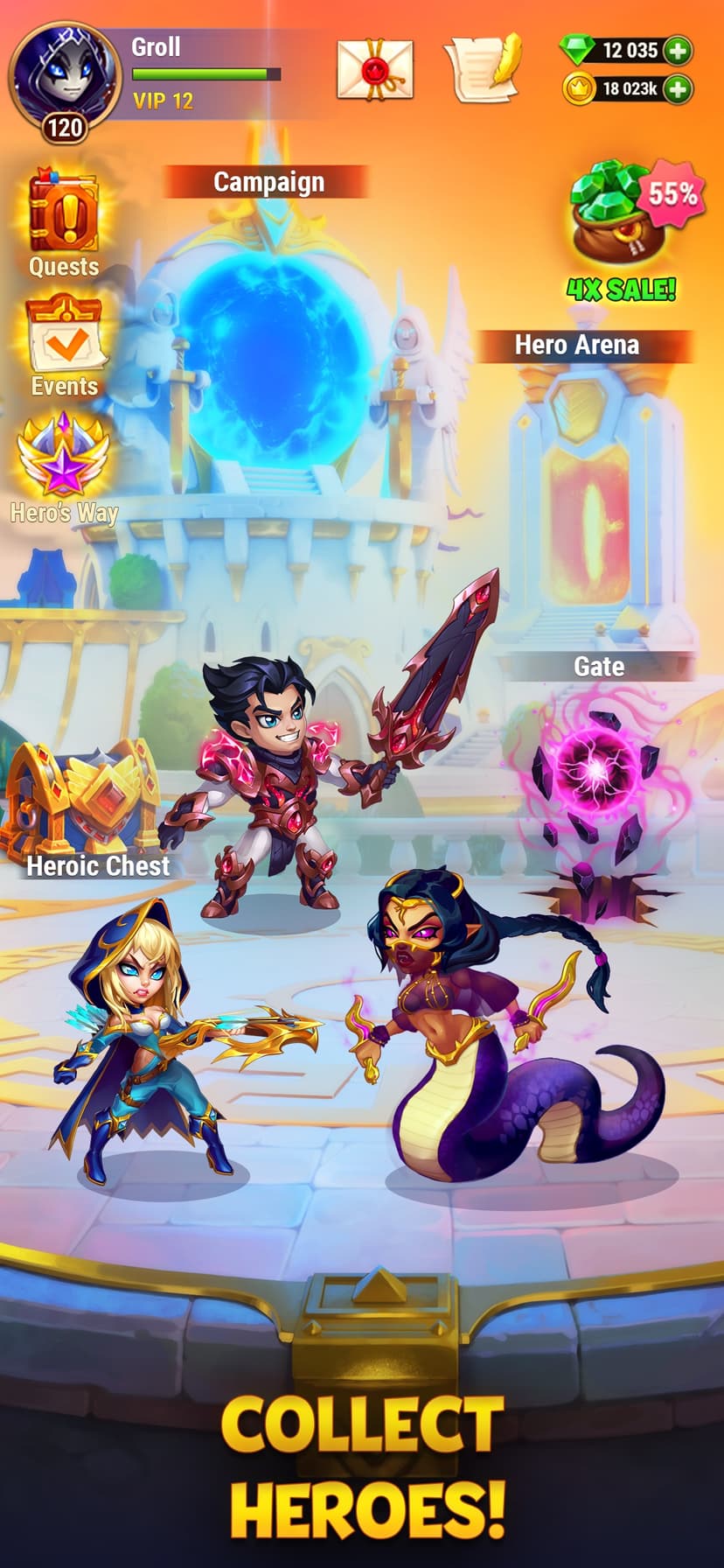 Hero Wars: Alliance Fantasy screenshot 4 - screenshot