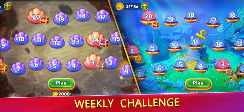 Solitaire UnderSea Tripeaks screenshot 6 - screenshot