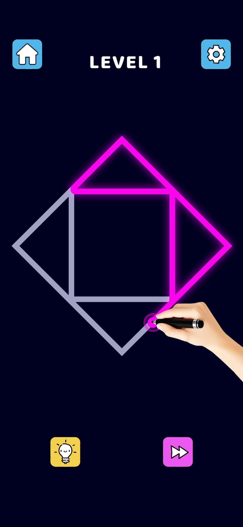 Single Line Puzzle Drawing screenshot 2 - screenshot