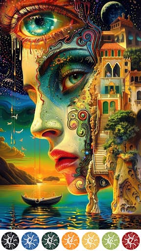 Surreal Color Paint By Number screenshot 2 - screenshot