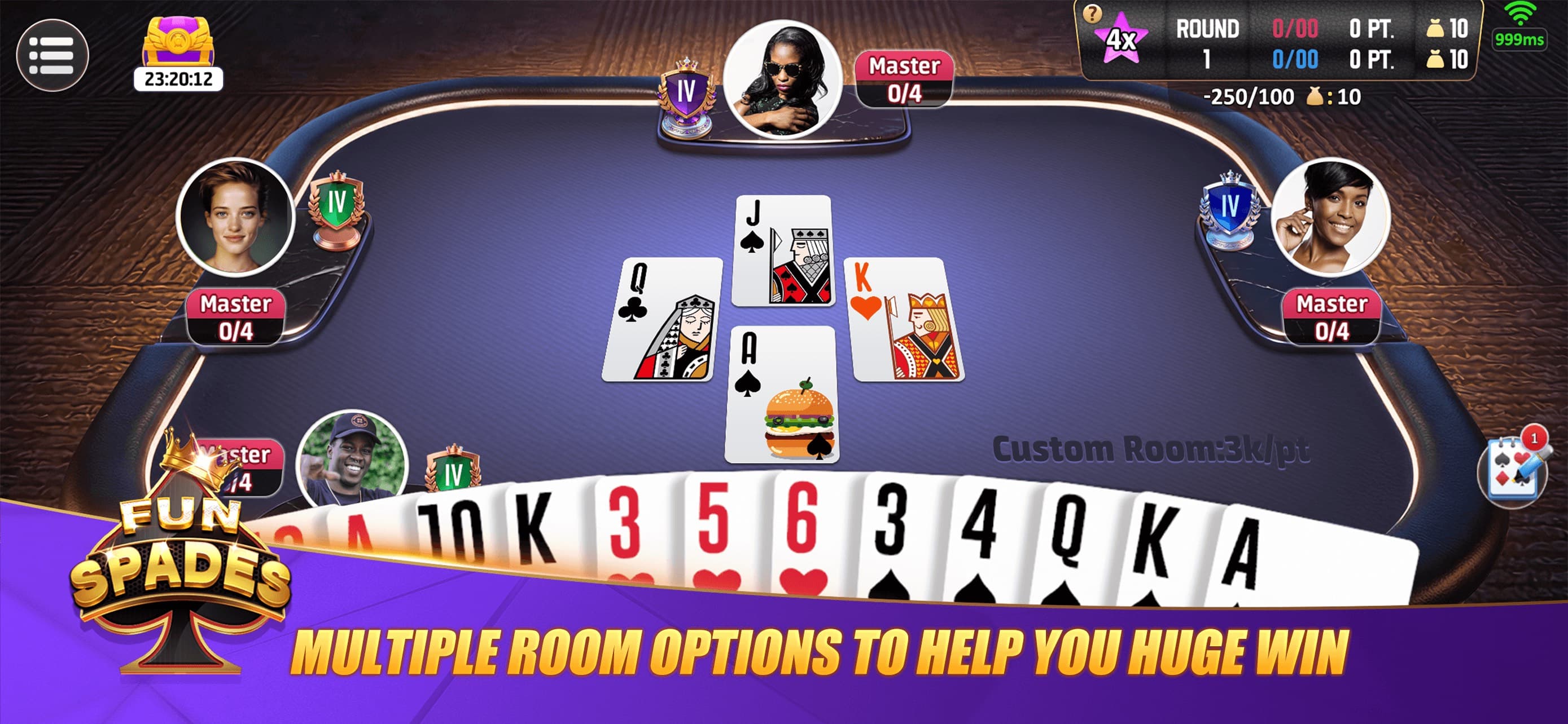 Fun Spades Card Game screenshot 2 - screenshot