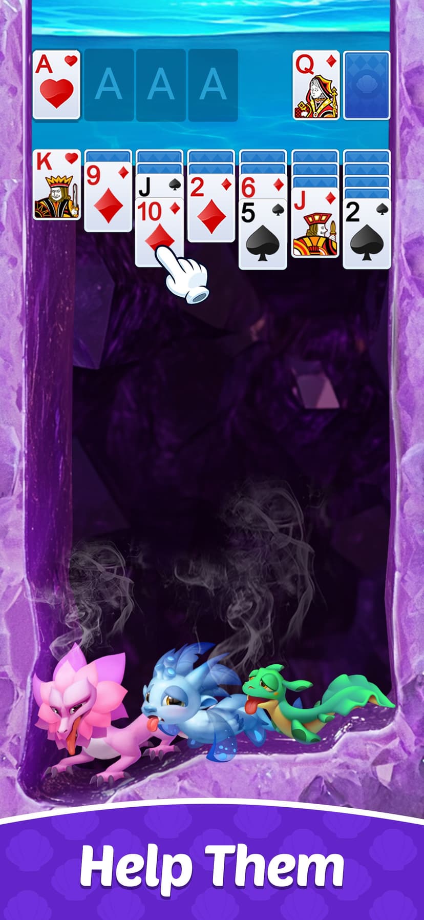 Solitaire Dragons screenshot 1 - screenshot