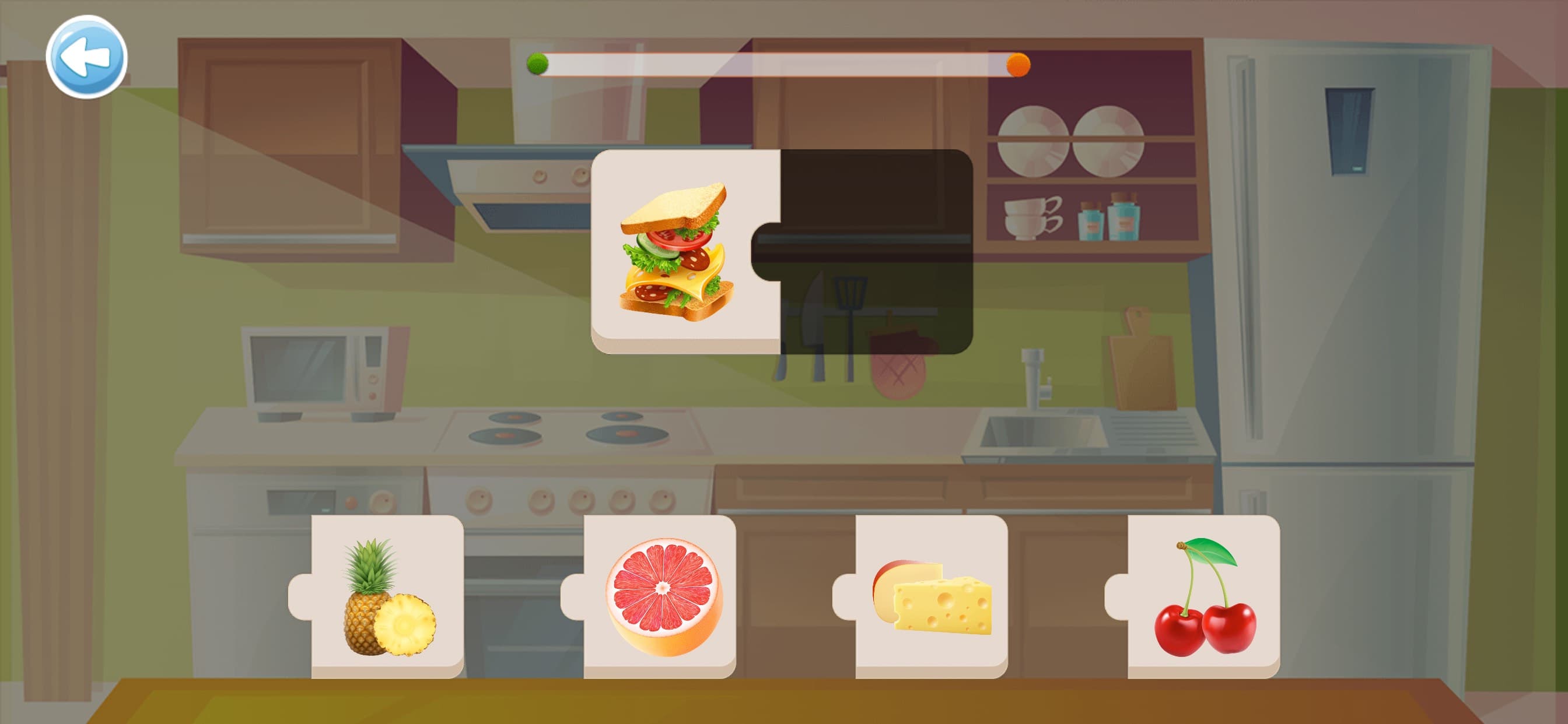 Kids puzzle games - learn food screenshot 5 - screenshot