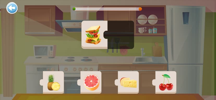 Kids puzzle games - learn food screenshot 5 - screenshot