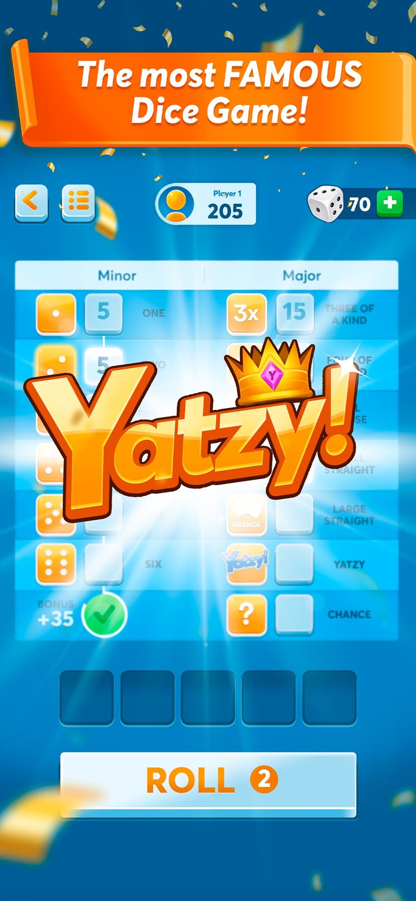 Yatzy - Classic Edition screenshot 1 - screenshot