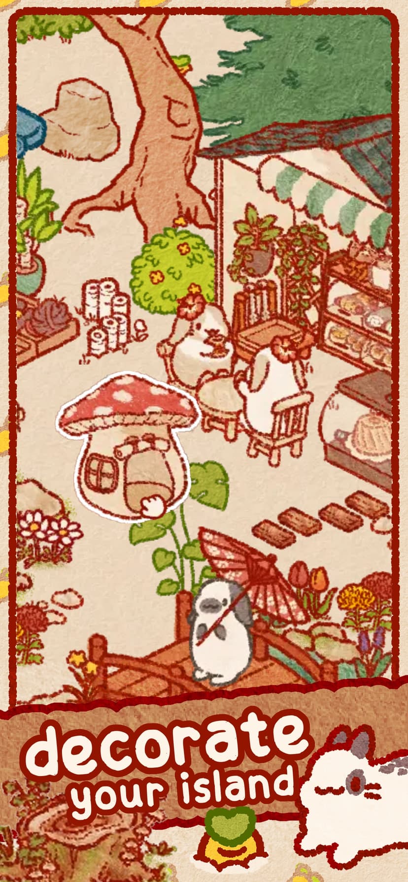 Usagi Shima: Cute Bunny Game screenshot 2 - screenshot