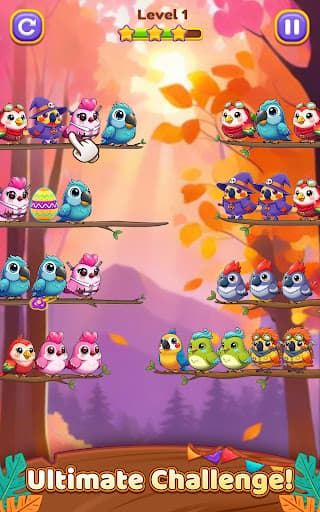 Bird Sort 3: Color Puzzle screenshot 24 - screenshot