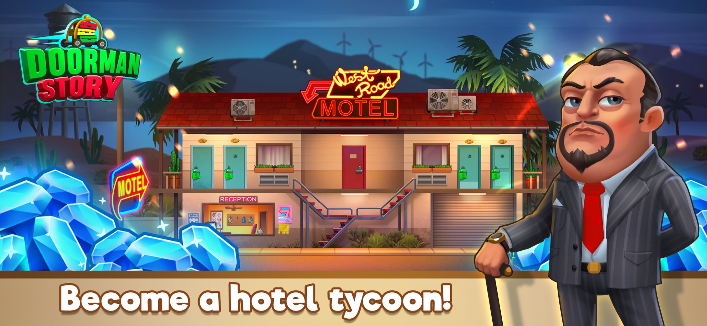 Doorman Story. Hotel simulator screenshot 2 - screenshot
