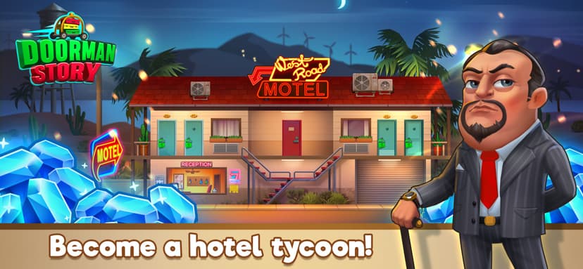 Doorman Story. Hotel simulator screenshot 2 - screenshot