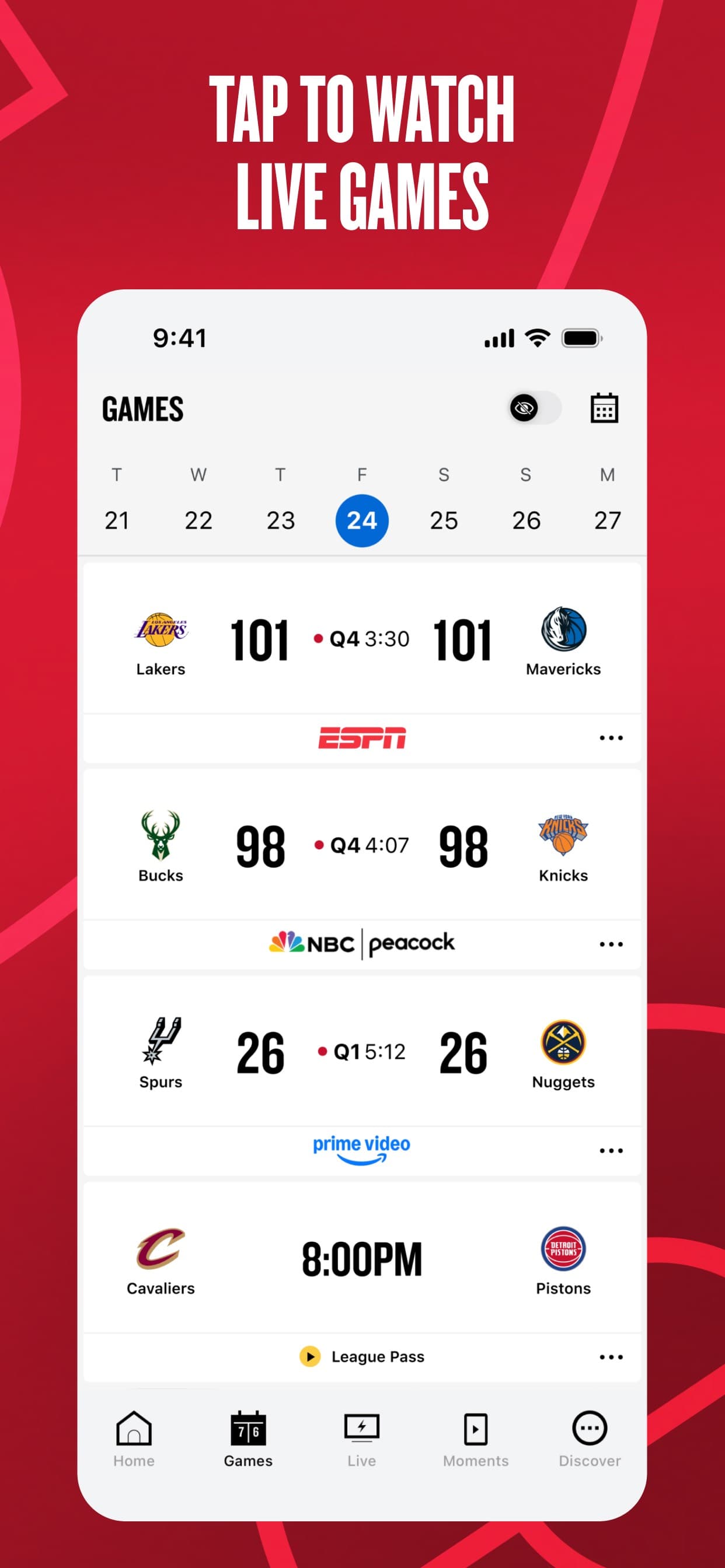 NBA: Live Games & Scores screenshot 2 - screenshot