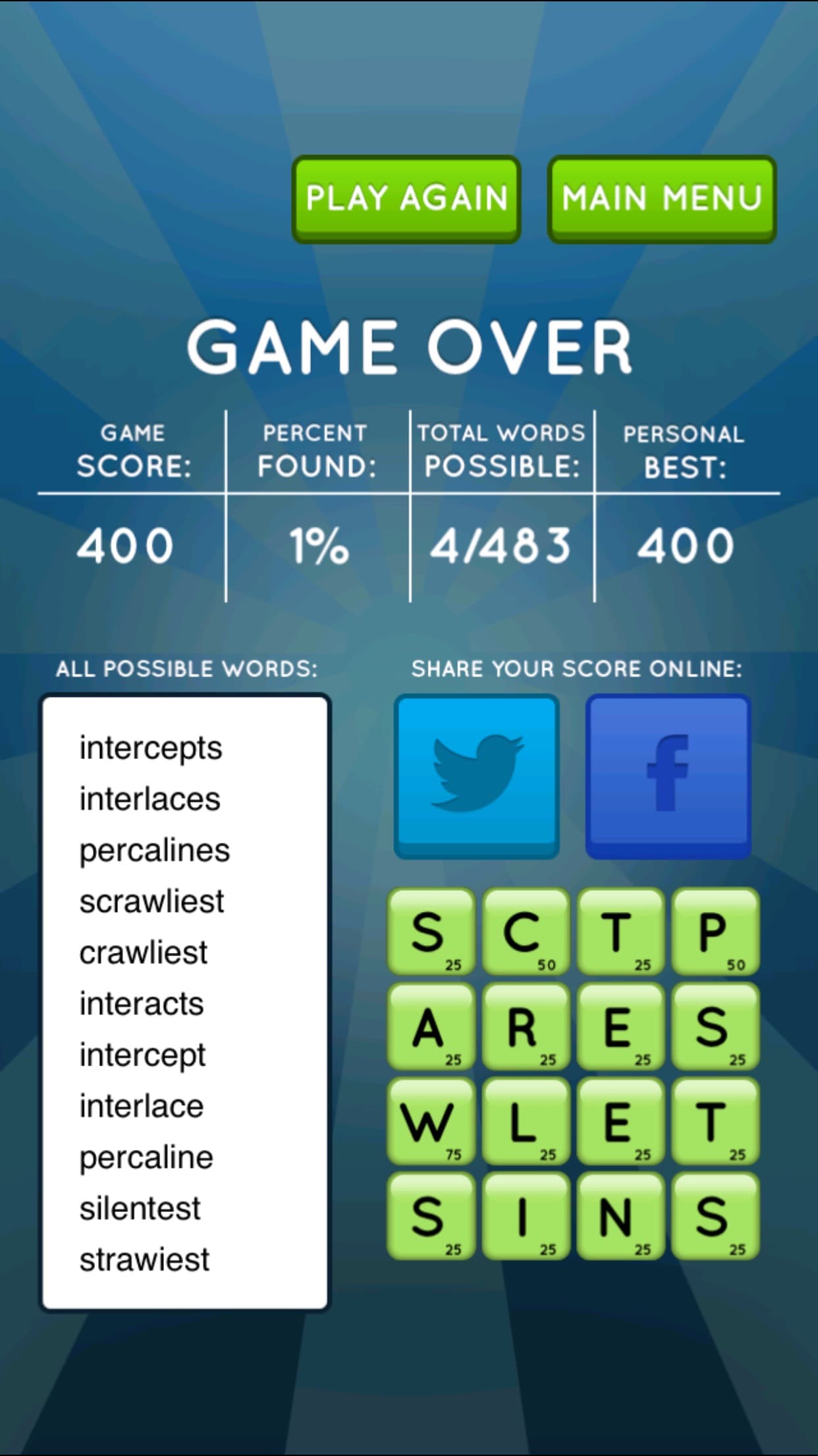 Word Seek HD screenshot 3 - screenshot