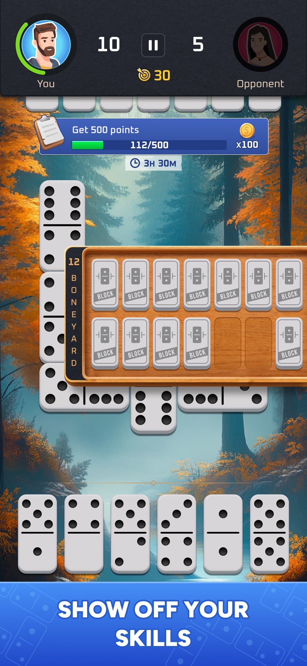 Dominoes Tour: Classic Game screenshot 2 - screenshot
