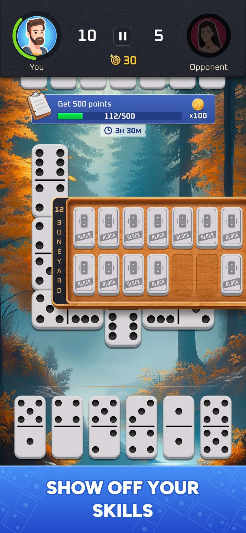 Dominoes Tour: Classic Game screenshot 2 - screenshot