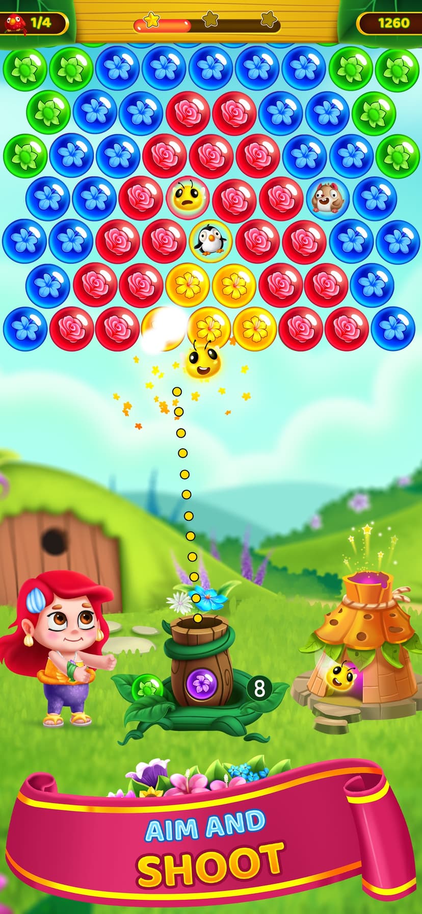 Flower Games - Bubble Pop 2024 screenshot 4 - screenshot