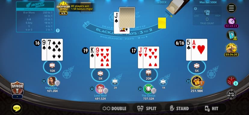 House of Blackjack 21 screenshot 1 - screenshot