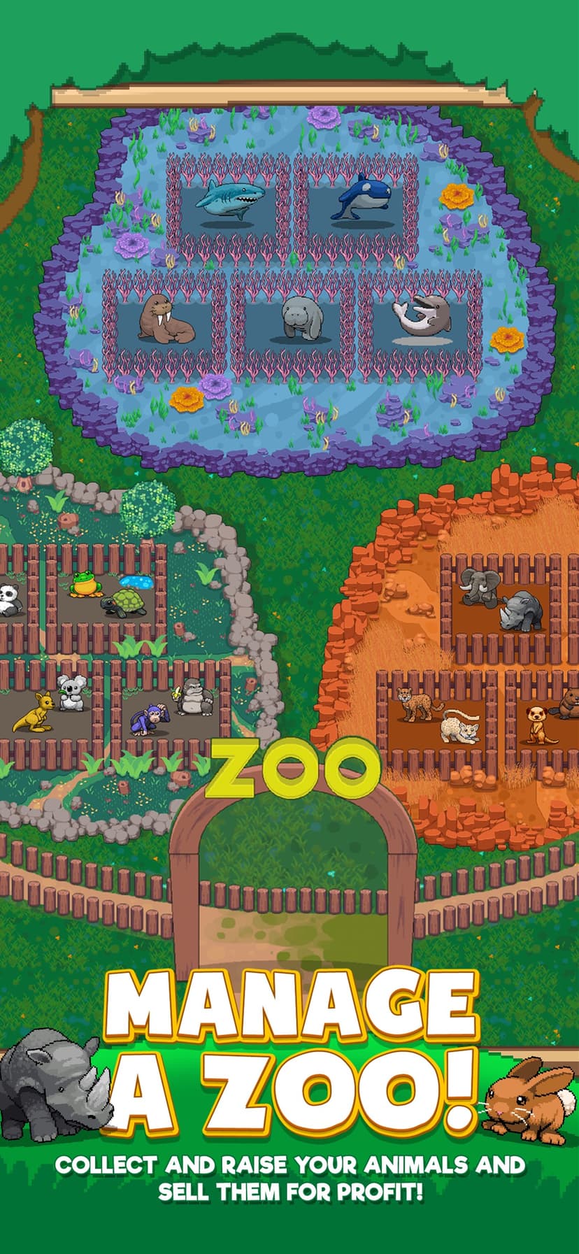 Idle Tap Zoo screenshot 1 - screenshot
