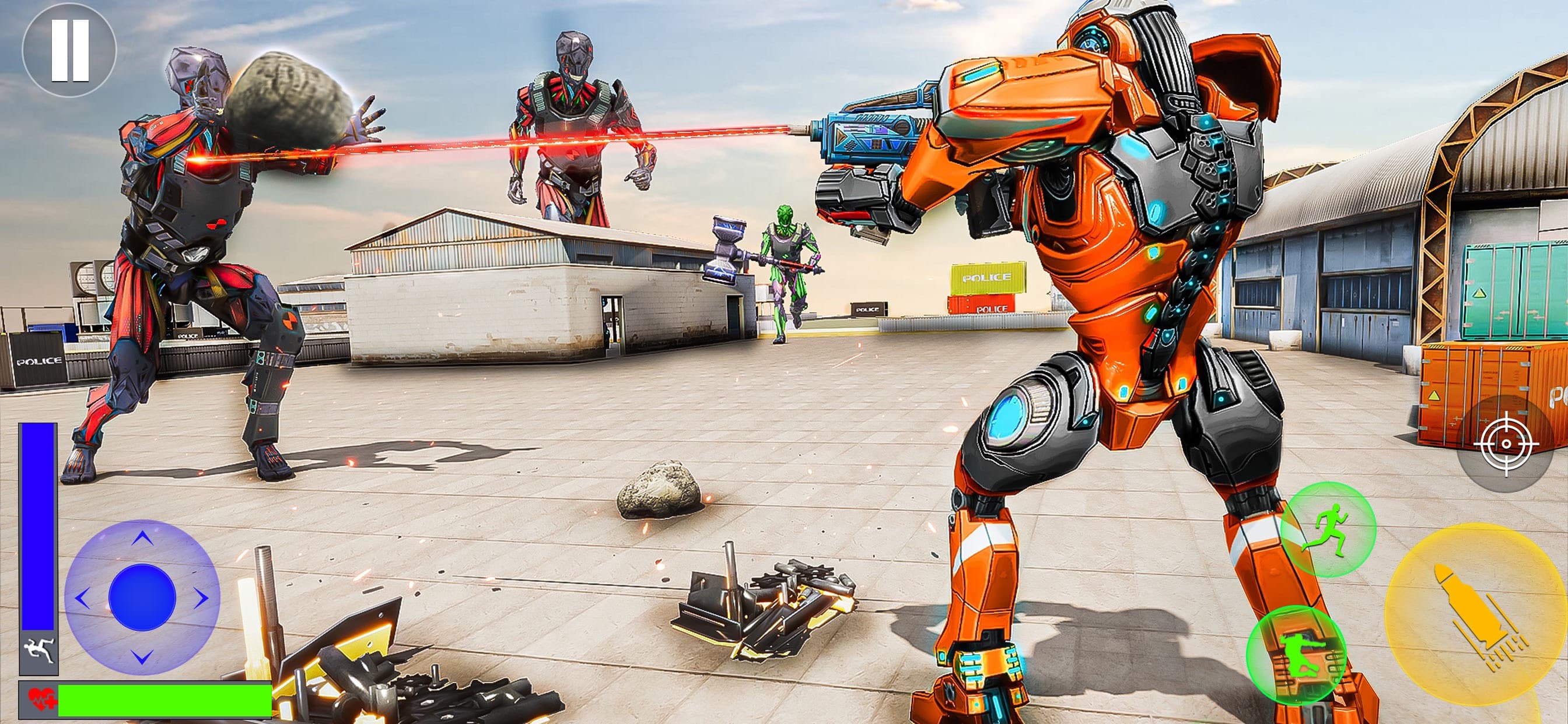 Robot Car Transform Wars Games screenshot 6 - screenshot