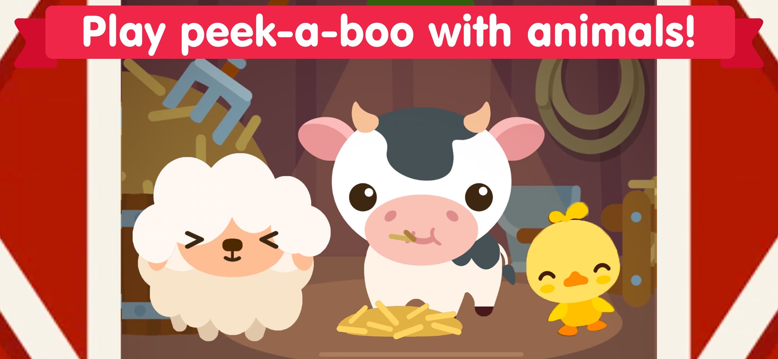Peekaboo Games: Barn Animals screenshot 1 - screenshot