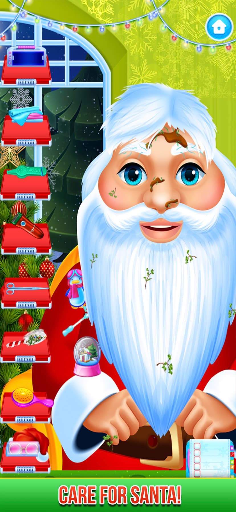 Santa Claus Hair Play Doctor screenshot 4 - screenshot