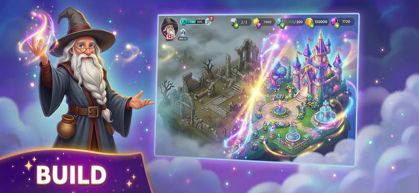 Merge Witches-Fun Puzzle Game screenshot 2 - screenshot