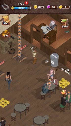 Saloon Dash Idle screenshot 4 - screenshot