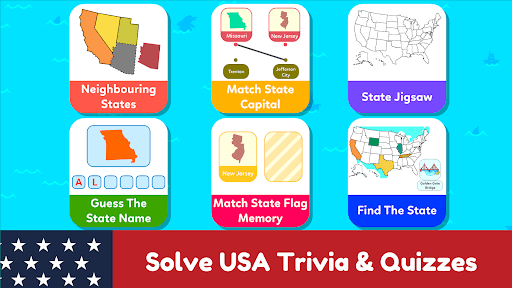 USA Map Kids Geography Games screenshot 9 - screenshot