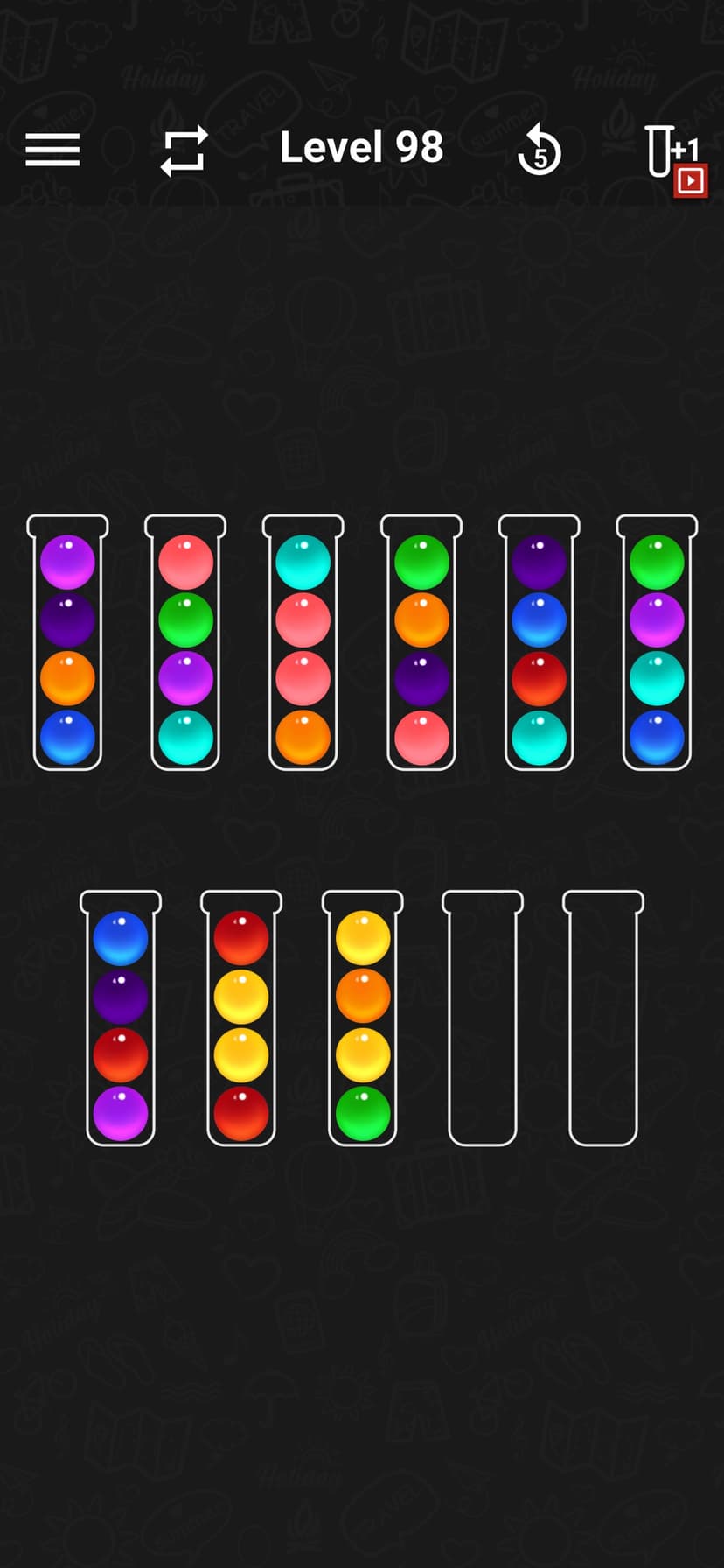 Ball Sort Color Water Puzzle screenshot 1 - screenshot