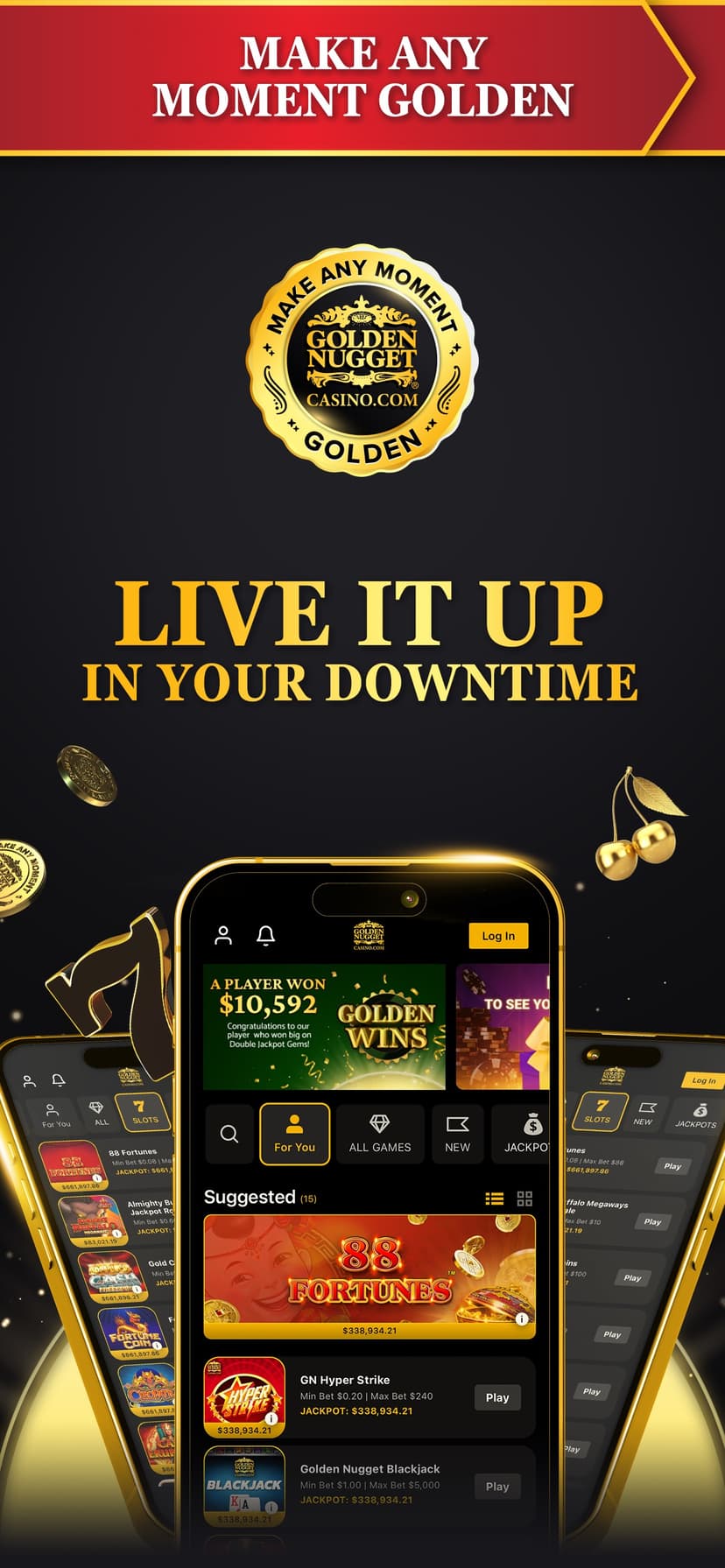 Golden Nugget Online Casino screenshot 1 - screenshot