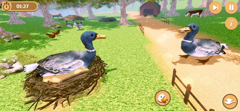 Virtual Duck Life Simulator screenshot 2 - screenshot