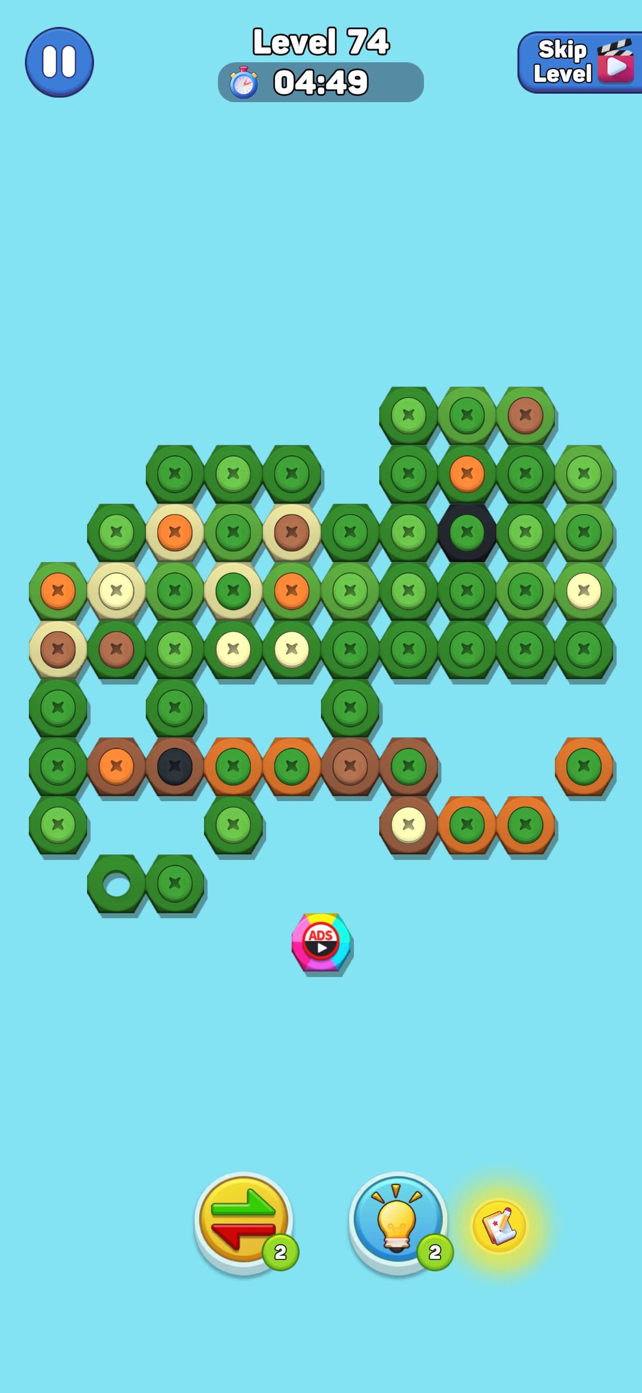 Nut n Bolt Sort: Color Puzzle screenshot 1 - screenshot