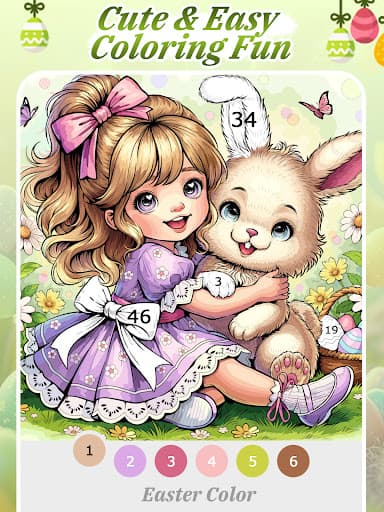 Easter Color by Number Games screenshot 10 - screenshot