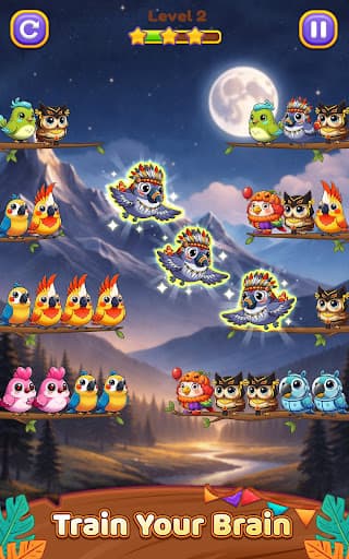 Bird Sort 3: Color Puzzle screenshot 9 - screenshot