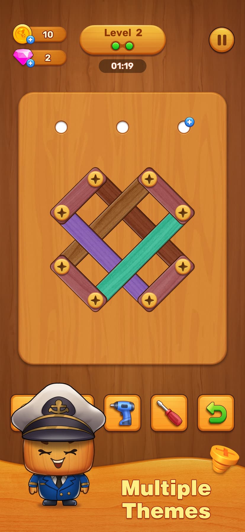 Wood Screw - Nuts & Bolts screenshot 6 - screenshot