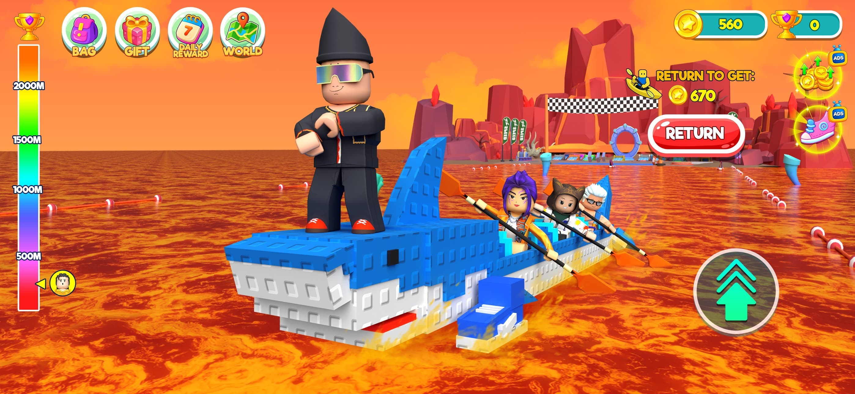 Kayak Racing: Pet Rush screenshot 2 - screenshot