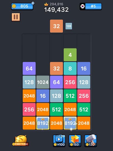 Drop Merge : Number Puzzle screenshot 22 - screenshot