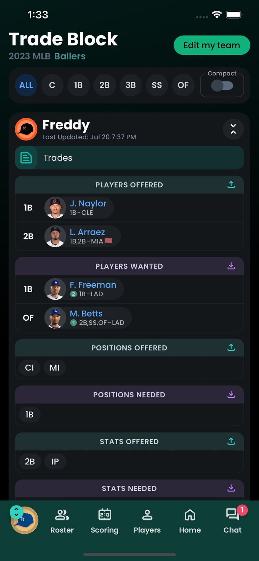 Fantrax Fantasy Sports screenshot 9 - screenshot