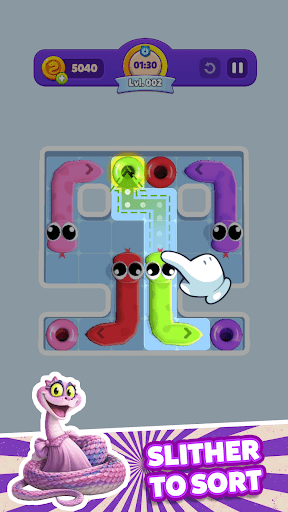Slither Out: Snake Puzzle screenshot 1 - screenshot